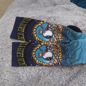 Rick Griffin surfing eyeball socks